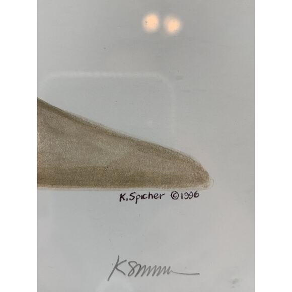 Vntg Kolene Spicher Ladies Rhinestone Antique Slipper Signed and Numbered Read - Picture 2 of 9